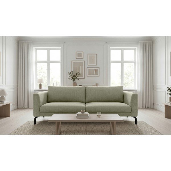 Canapea verde-deschis 216 cm Gomero – Scandic-image-1