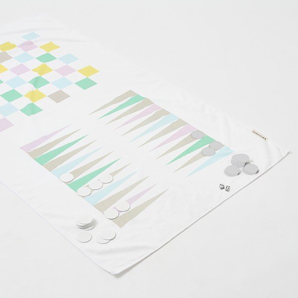 Prosop de plajă din bumbac Sunnylife Summer Games, 160 x 90 cm-image-1