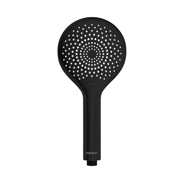 Pară de duș Wenko Matt, ø 12 cm, negru