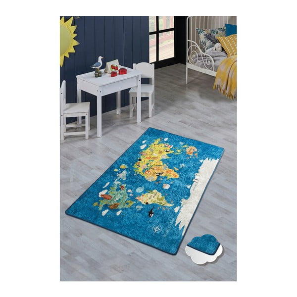 Covor copii World Map, 100 x 160 cm-image-1