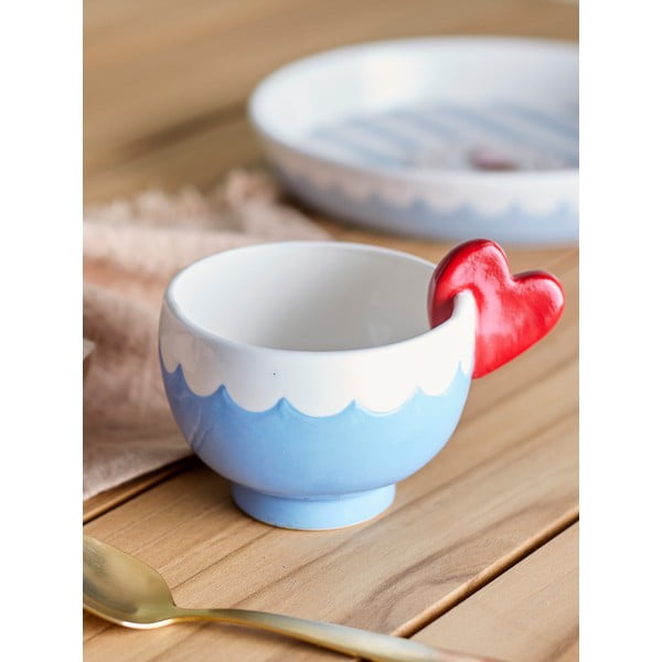 Ceașcă albastru-deschis din gresie 220 ml Lively – Bloomingville-image-1