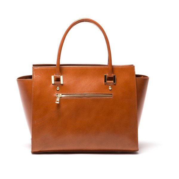 Poșetă din piele Isabella Rhea 382 Cognac-image-1