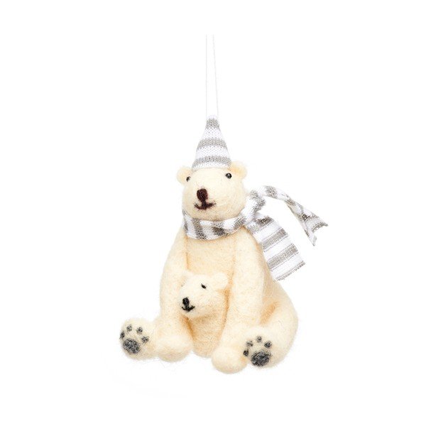 Figurină de Crăciun Polar Bear – Sass & Belle