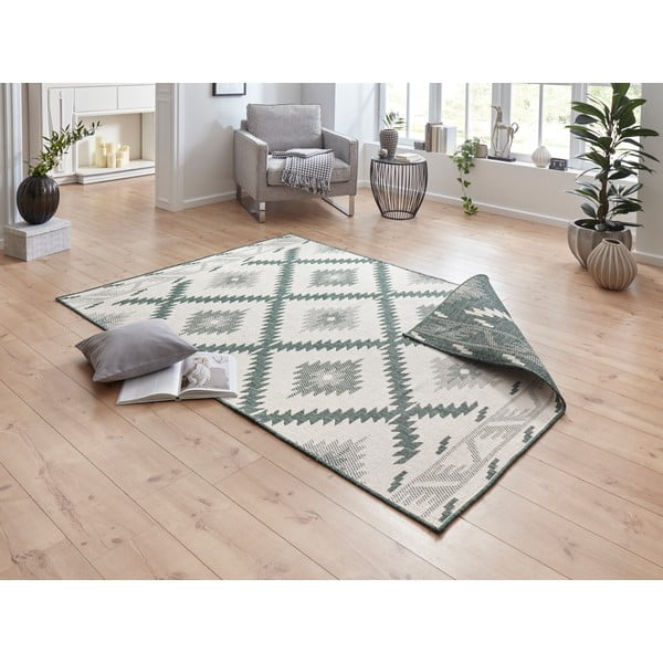 Covor adecvat pentru exterior NORTHRUGS Malibu, 170 x 120 cm, verde-crem-image-1