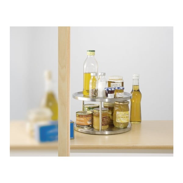 Platou rotitor din oțel inoxidabil Wenko Turn Duo, ø 26,5 cm-image-3