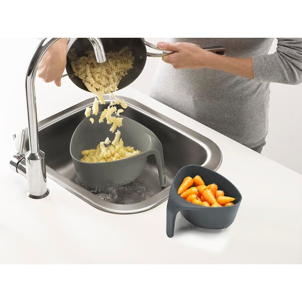 Strecurătoare compactă Joseph Joseph Colanders, gri-image-3