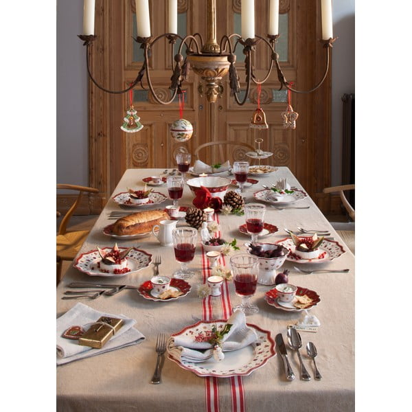 Bol din porțelan cu model de Crăciun Toy's Delight Villeroy&Boch, ø 14,8 cm, alb - roșu-image-2