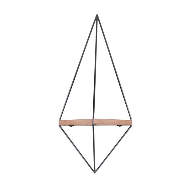 Raft în culoare naturală din lemn de molid 60 cm Tris – Kalune Design