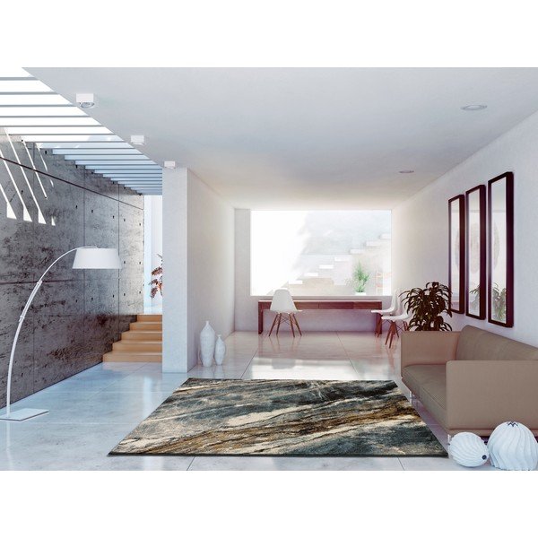 Covor gri 200x140 cm Marmol Madera - Universal-image-1