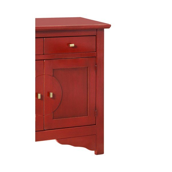 Dulap pentru veselă Evegreen House Credenza, roșu-image-4
