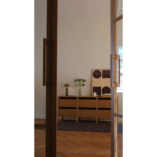 Comodă în culoare naturală cu aspect de lemn de stejar 150x65x40 cm Forma – Hübsch-image-3