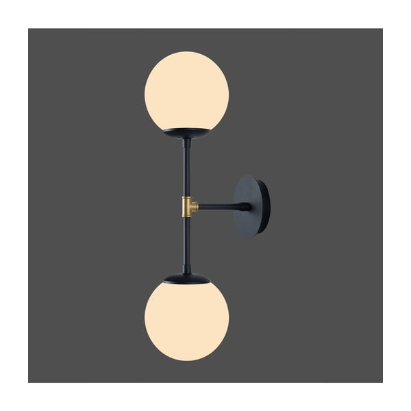 Aplică de perete Squid Lighting Kruva, lungime 58 cm, negru-image-1