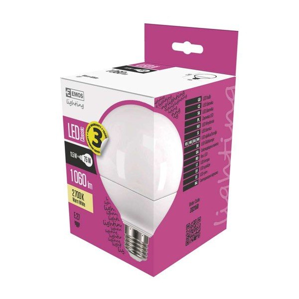 Bec cu LED EMOS Classic Globe Warm White, 11,5W E27-image-1