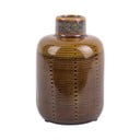 Vază din ceramică PT LIVING Bottle, înălțime 14 cm, maro