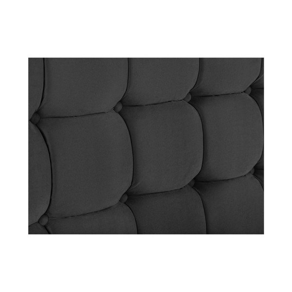 Tăblie pat Kooko Home Hasso, 120 x 200 cm, gri închis-image-2