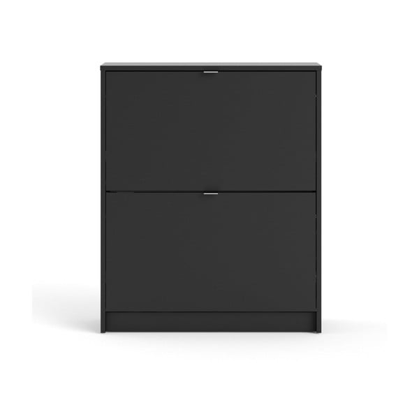 Pantofar negru cu deschidere înclinată Shoes – Tvilum-image-2