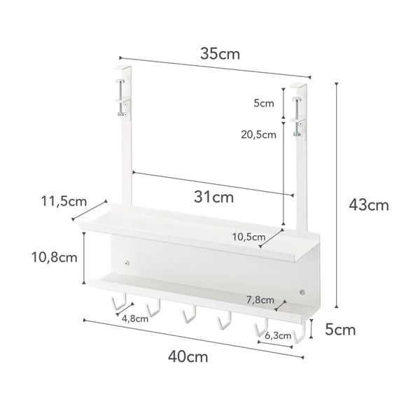Organizator pentru cabluri din metal Smart – YAMAZAKI-image-4