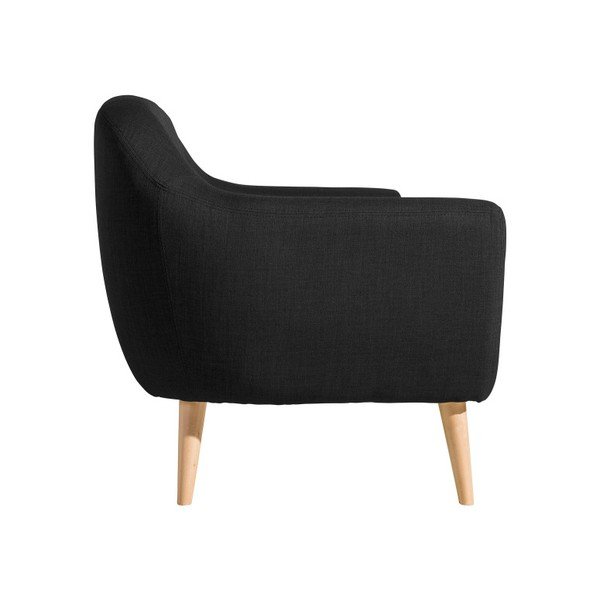 Canapea cu 3 locuri Max Winzer Kelly, negru-image-2