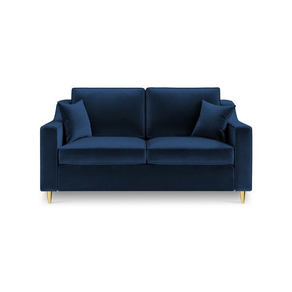 Canapea cu 2 locuri Mazzini Sofas Marigold, albastru închis-image-1