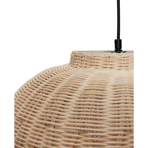 Lustră în culoare naturală ø 45 cm Chand – Hübsch-image-2