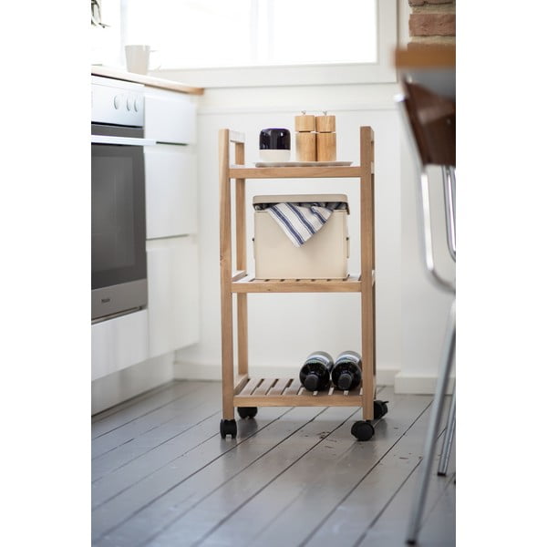 Etajeră de baie în culoare naturală 35x72 cm Acina – Wenko-image-4