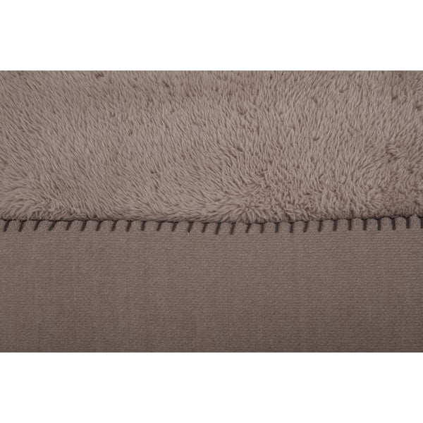 Pătură taupe din micropluș/cocolino 150x200 cm Tomo – Tiseco Home Studio-image-2