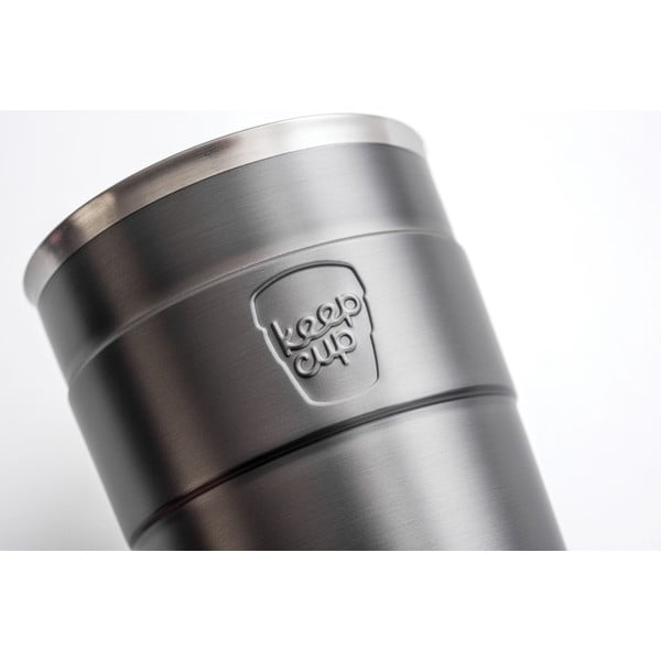 Cană de voiaj cu capac KeepCup Nitro Thermal, 340 ml, gri-image-2