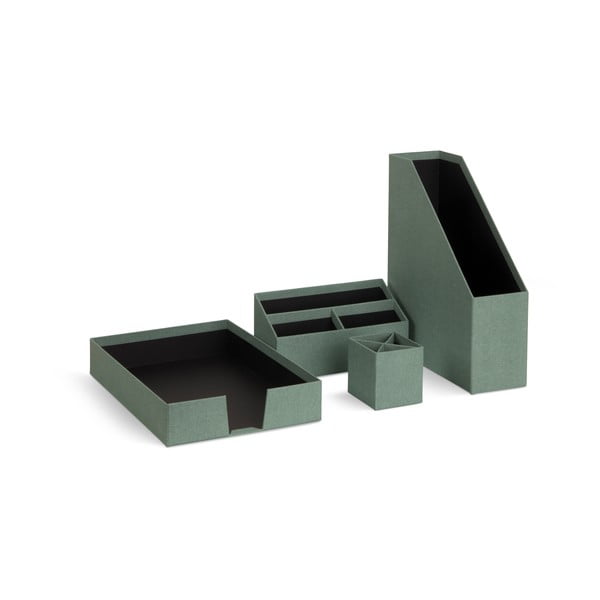 Organizatoare 4 buc. din carton Hugo Canvas Paper Laminate – Bigso
