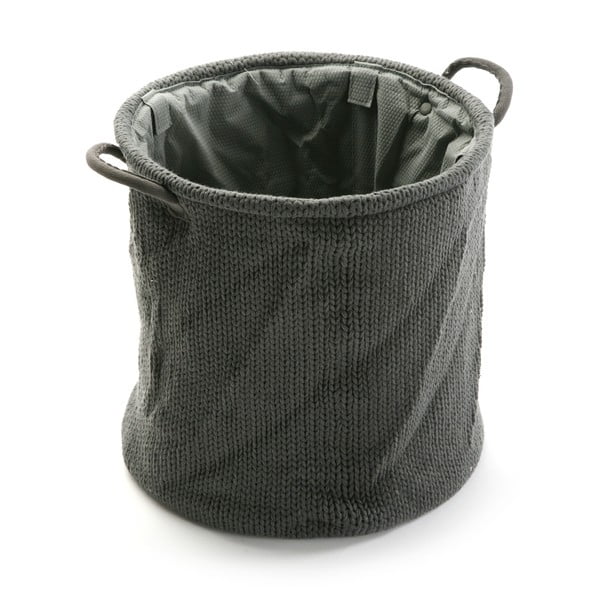 Coș de depozitare Versa Knitted, 36 x 38 cm, negru