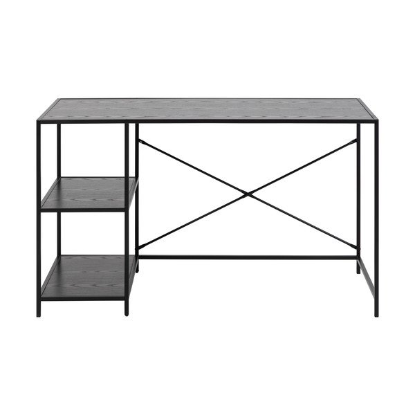 Birou Actona Seaford, 60 x 130 cm, negru-image-2