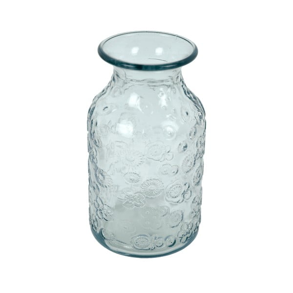 Vază din sticlă reciclată Ego Dekor Flora, înălțime 16 cm