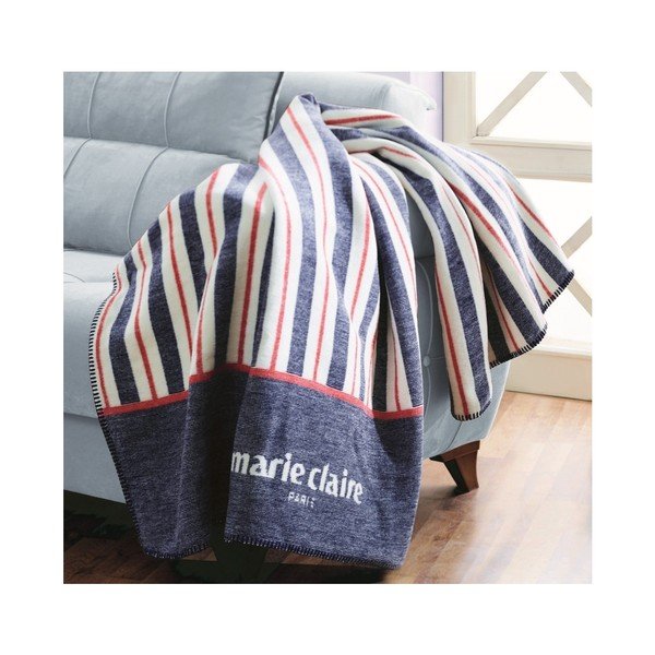 Pătură colecția Marie Claire Dinan, 130 x 170 cm, albastru