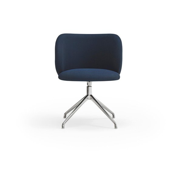 Scaun de sufragerie albastru închis tapițat Mogi – Teulat-image-1