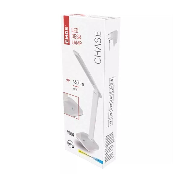 Veioză albă LED cu intensitate reglabilă (înălțime 37 cm) Chase – EMOS-image-1