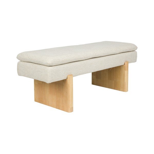 Bancă crem capitonată Jappo – White Label-image-2