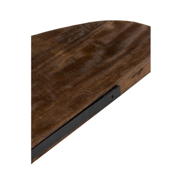 Raft în culoare naturală închisă din lemn de mango 49 cm Ginosu – Light & Living-image-3