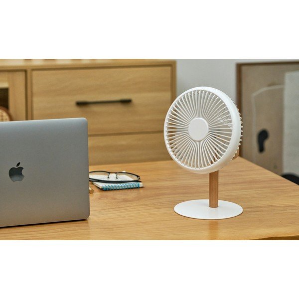 Veioză crem cu ventilator cu telecomandă (înălțime 26 cm) Beyond – Gingko-image-3