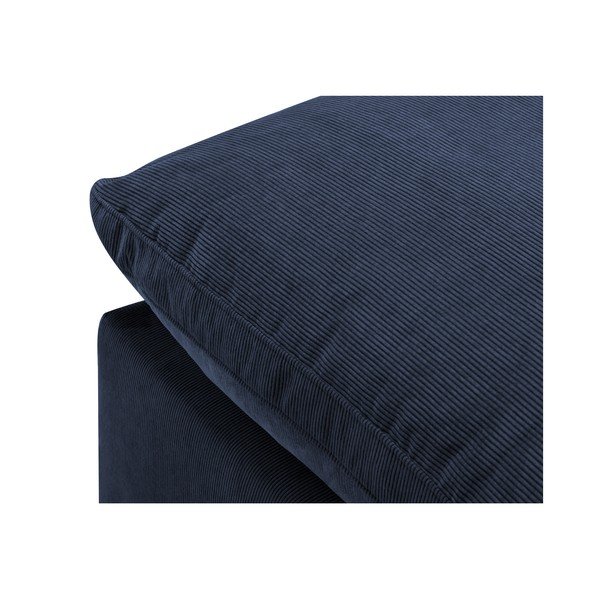 Modul cu tapițerie din catifea pentru canapea colț de dreapta Windsor & Co Sofas Galaxy, albastru închis-image-4