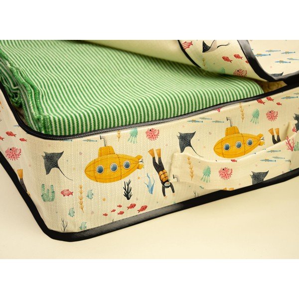 Cutie de depozitare pentru haine din material textil 36x25x11 cm Submarine – Little Nice Things-image-3