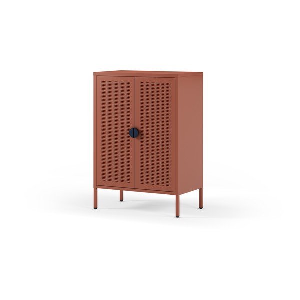 Dulap teracotă din metal 70x100x40 cm Sayla – Marckeric-image-2