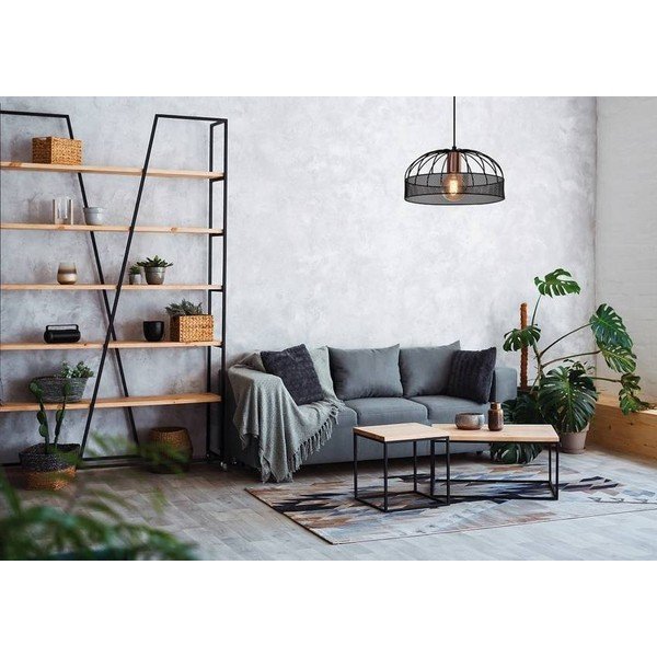 Lustră neagră din metal ø 30 cm Levi – Candellux Lighting-image-1