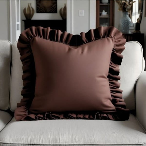 Față de pernă din amestec de bumbac 40x40 cm Ruffled – Mila Home-image-2
