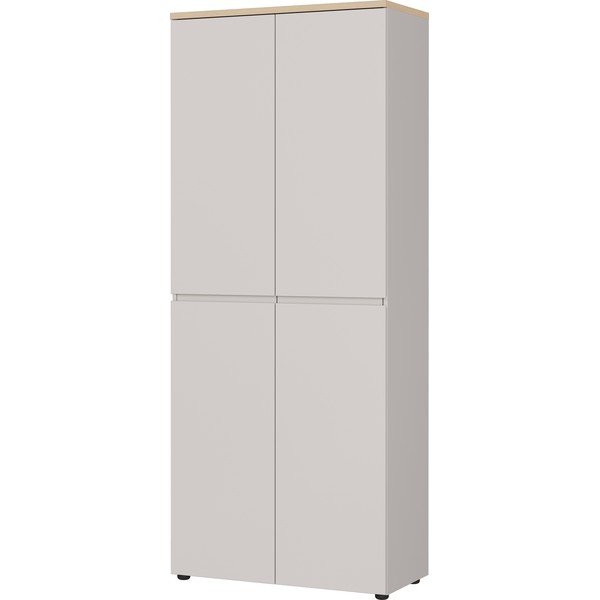 Comodă crem cu aspect mat 80x197x40 cm Lissabon – Germania