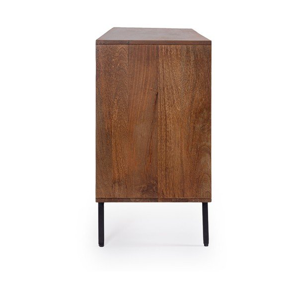 Comodă în culoare naturală din lemn de mango 140x75x40 cm Tadita – Bizzotto-image-2
