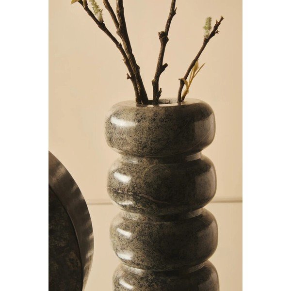 Vază verde din marmură (înălțime 25 cm) Fazio – Premier Housewares-image-1