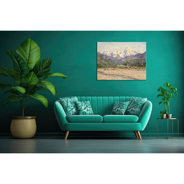 Tablou - reproducere 70x55 cm The Valley of the Nervia, Claude Monet – Fedkolor-image-1