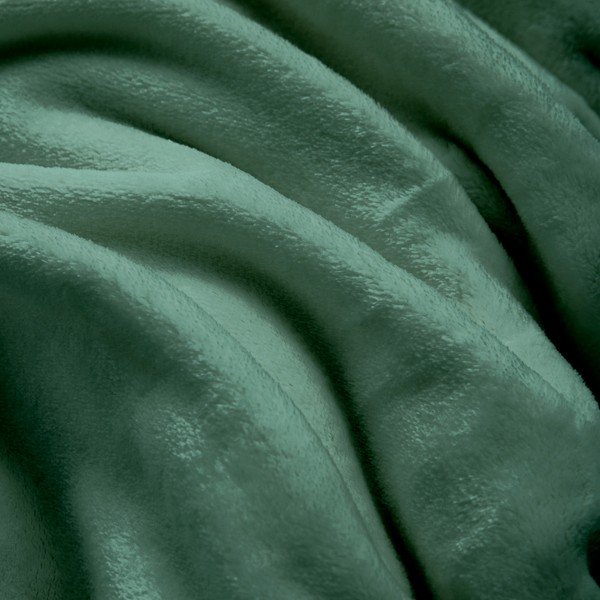 Pătură verde din microflanel 220x240 cm Flanou – douceur d'intérieur-image-2