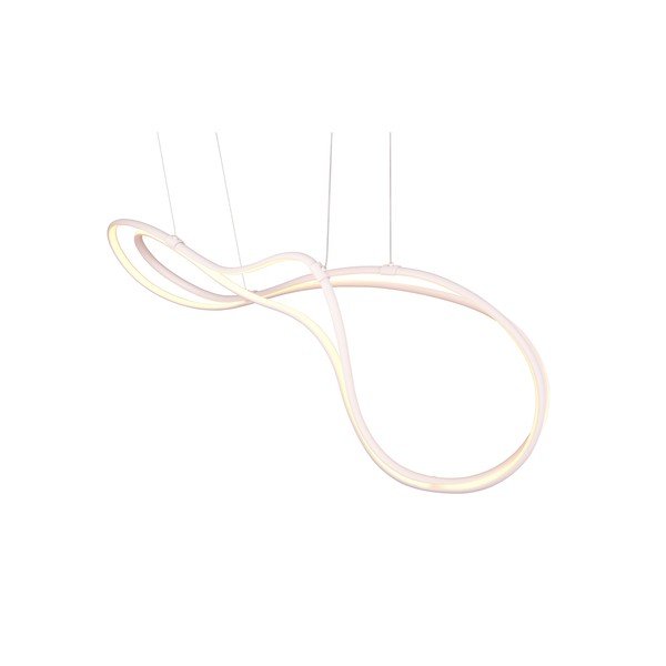 Lustră albă LED cu abajur din metal Nala – Trio Select-image-2