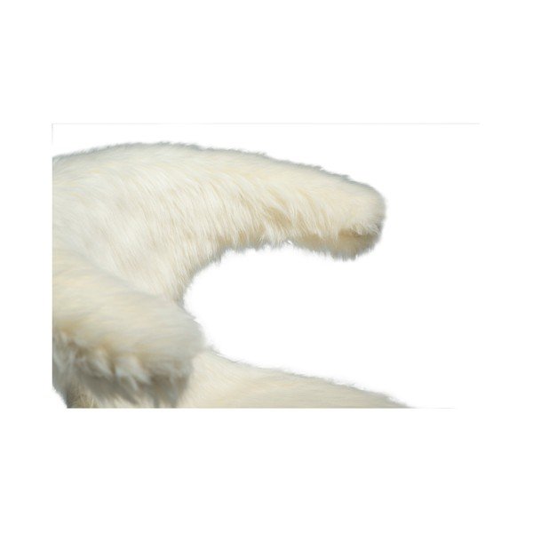 Scaun cu șezut din imitație din piele DAN-FORM Denmark Flair, alb-image-3