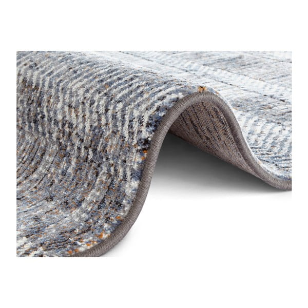 Covor Elle Decoration Arty Gonesse, 80 x 150 cm, albastru - gri-image-3